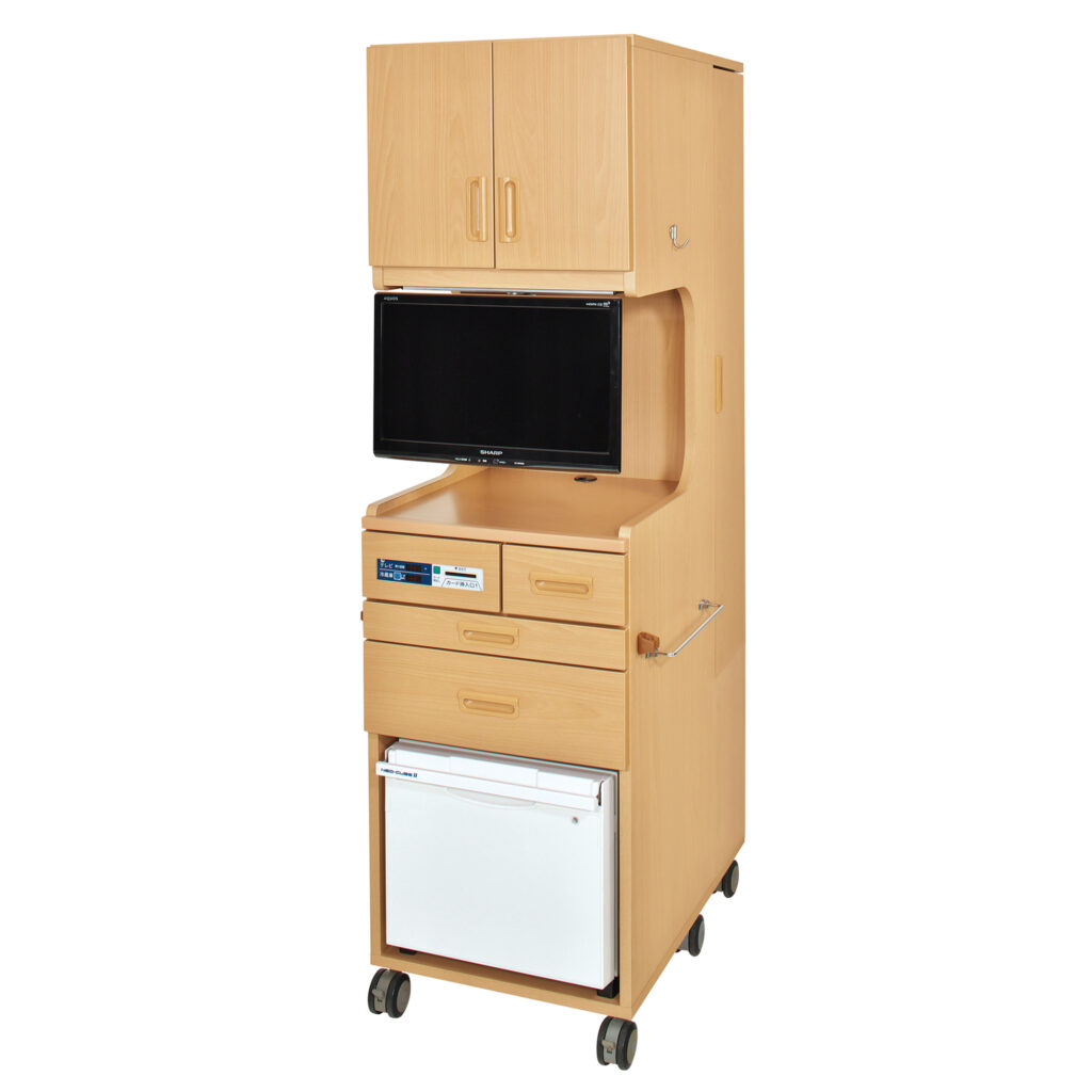 冷蔵庫付背面ロッカータイプ